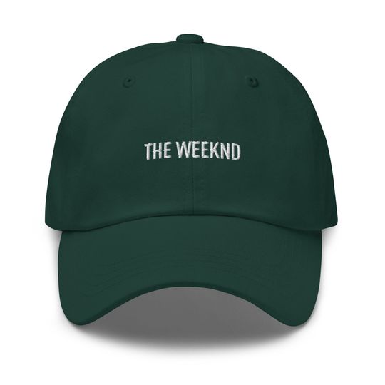 Weeknd  Dad Hat Unisex Baseball Cap Casual Embroidered Adjustable