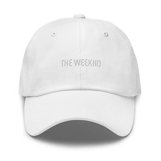 Weeknd  Dad Hat Unisex Baseball Cap Casual Embroidered Adjustable