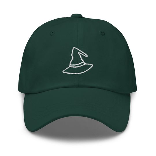 Halloween Hat Witch Hat  Dad Hat Unisex Baseball Cap Casual Embroidered