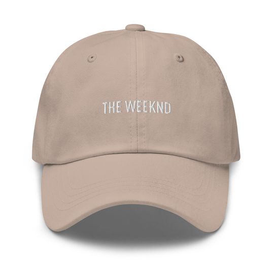 Weeknd  Dad Hat Unisex Baseball Cap Casual Embroidered Adjustable
