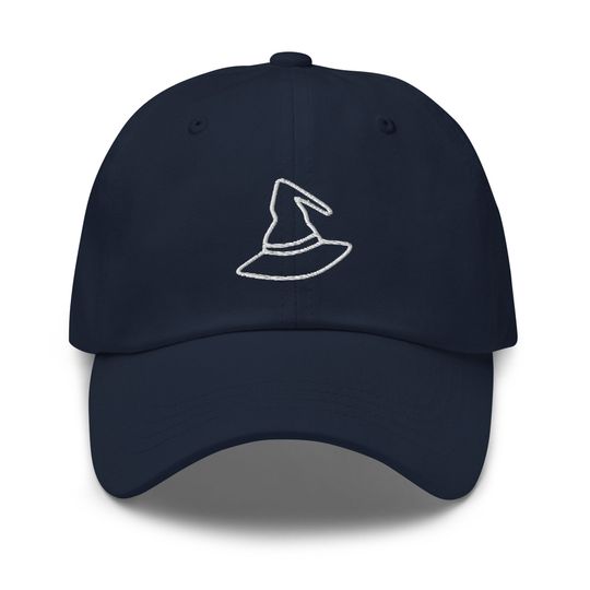 Halloween Hat Witch Hat  Dad Hat Unisex Baseball Cap Casual Embroidered