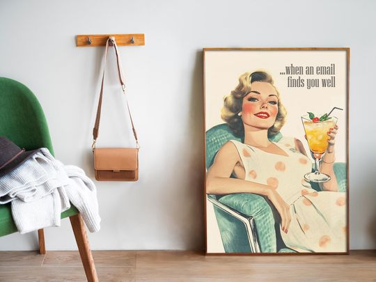 Funny Office Quotes Wall Art Printable Vertical Poster for Home & Work