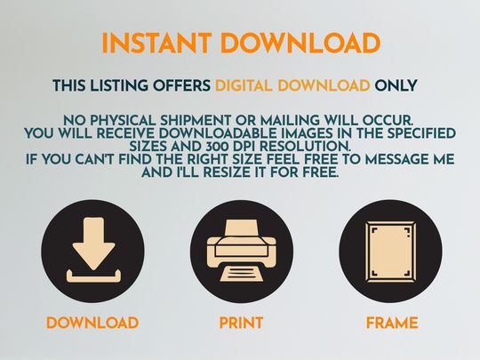 Funny Office Quotes Wall Art Printable Vertical Poster for Home & Work
