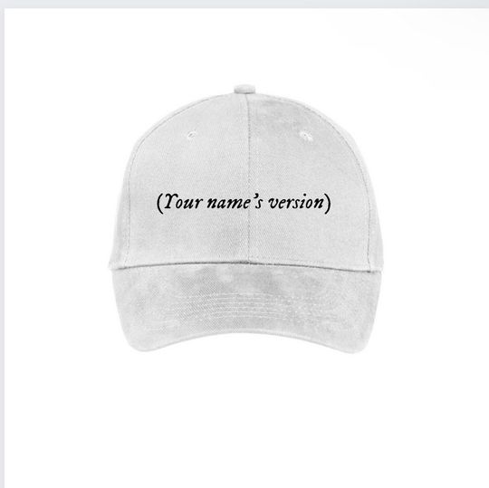 Customized Your Names Version Embroidered dad hat