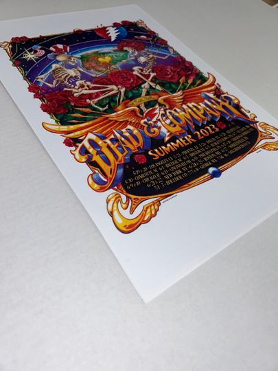 Grateful Dead And Company 2023 Final Tour Poster