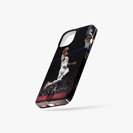 LeBron James Dunk iPhone Case: NBA Fan Gift