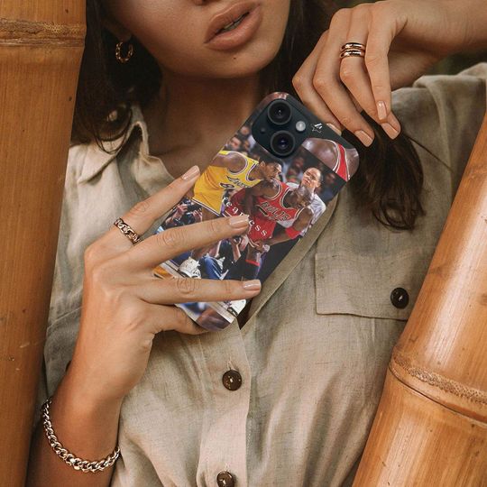 Michael Jordan & Kobe Bryant NBA Phone Case: iPhone 15, 14, 13, 12, 11