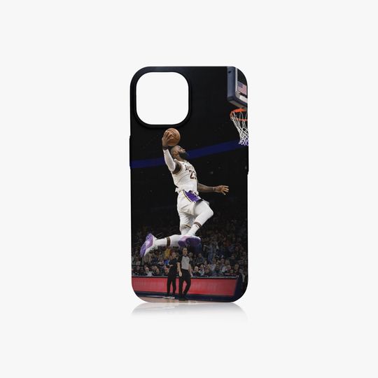 LeBron James Dunk iPhone Case: NBA Fan Gift