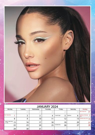 Ariana Calendar 2024