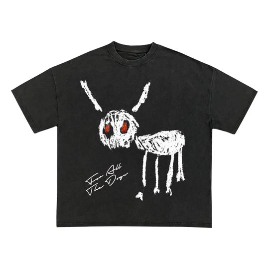 Drake "For All The Dogs" Garment Dyed Heavyweight T Shirt