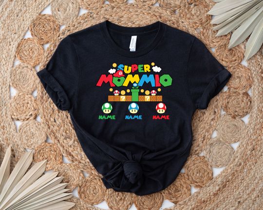 Personalized Super Mommio Shirt, Mothers Day Gift Tshirt