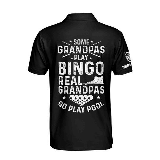 Funny White Middle Finger Skeleton Golf Men's Polo Shirt