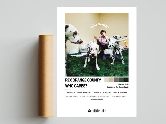 Rex Orange County Poster | Who Cares? Poster
