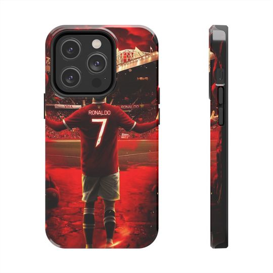 Ronaldo iPhone Case, Durable Soccer Protective Phone Cover