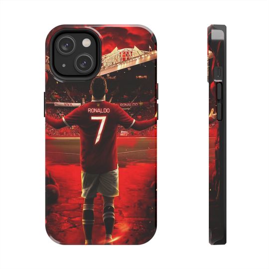 Ronaldo iPhone Case, Durable Soccer Protective Phone Cover