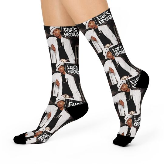 Breezy Bowl Socks, Breezy Bowl Merch, Chris Brown Socks