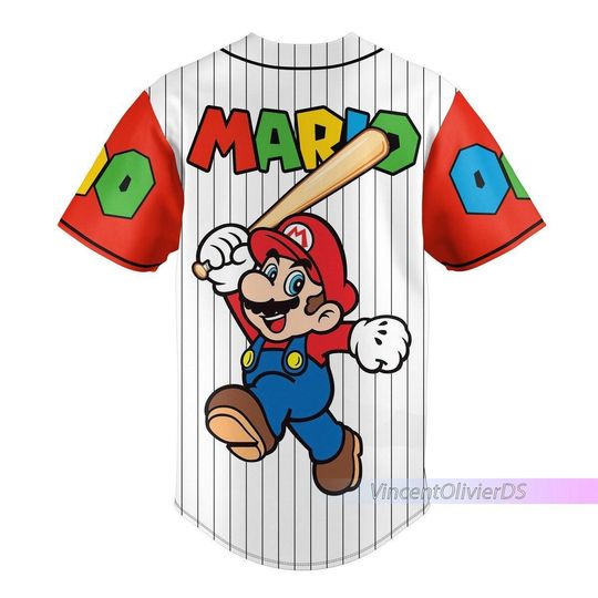 Custom Super Mario Baseball Jersey