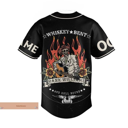 Hank Jr Jersey, Personalized Hank Williams Jersey