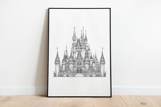 Instant Printable Poster WDW Park Icons
