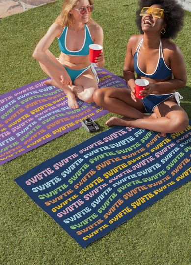 Swities Beach Towel, Vacation Gift For Her