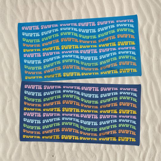 Swities Beach Towel, Vacation Gift For Her