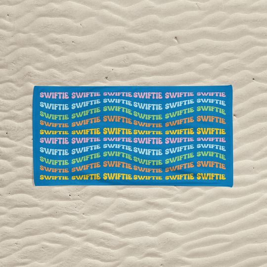 Swities Beach Towel, Vacation Gift For Her