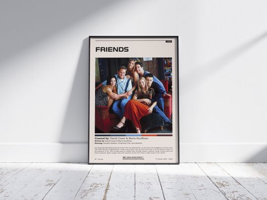 Friends TV Show / Friends TV Show Poster / Minimalist Movie Poster