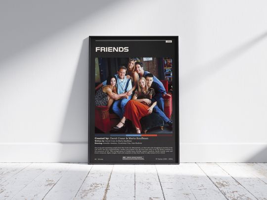 Friends TV Show / Friends TV Show Poster / Minimalist Movie Poster