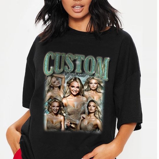 Custom Your Own Bootleg Tee, Retro Custom Bootleg Rap Tee, Custom Bootleg