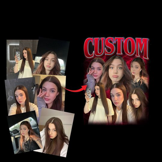 Custom Your Own Bootleg Tee, Retro Custom Bootleg Rap Tee, Custom Bootleg