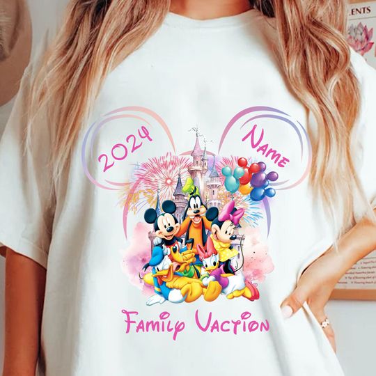 Disney Trip 2024 Shirt, Disney New Year Shirt, Disney Family Matching Shirt, First Disney Trip 2024, Disneyland Shirt