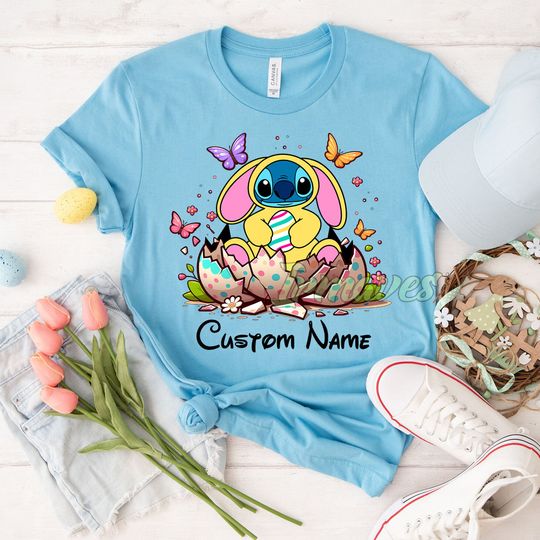 Happy Easter Day Shirt, Custom Name Disney Shirt