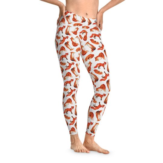 Fox Stretchy Leggings, Fox Yoga Pants