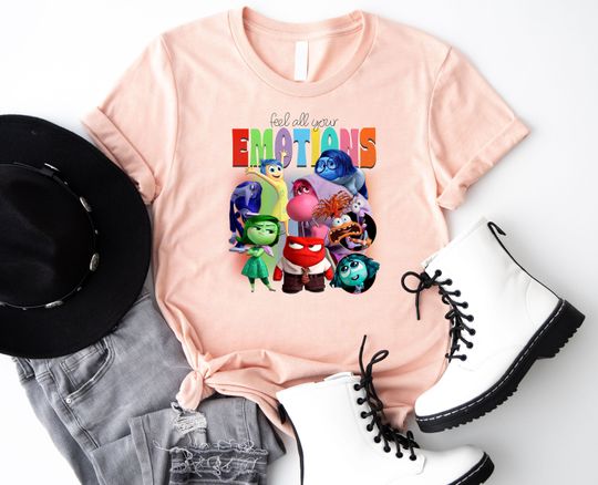Inside Out Feel All Your Emotions Shirt, Inside Out 2 Shirt, Mental Health Tee, Disney Family Shirt, Disney Inside Out 2 Movie 2024