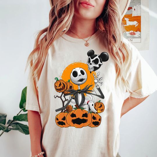 Nightmare Before Christmas Shirt, Jack Skellington Shirt, Jack and Sally Shirt, Disney Halloween Shirt, Oogie Boogie Halloween Tee