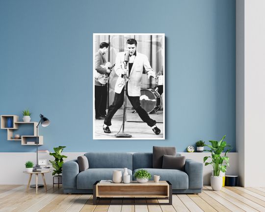 Elvis Presley  Rock and Roll Canvas Wall Art Print