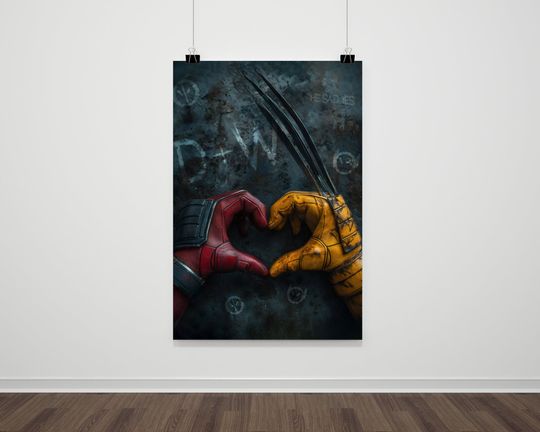 Deadpool and Wolverine Avengers Mcu Poster
