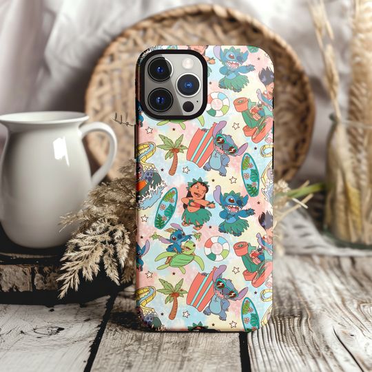 Lilo & Stitch Iphone Case, Ohana Family Vacation