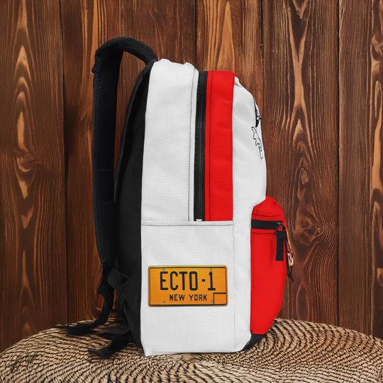 Ghostbusters Ecto-1 Backpack with Slimer Pocket for Comic Con Fans