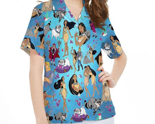 Pocahontas Characters Hawaiian Shirt