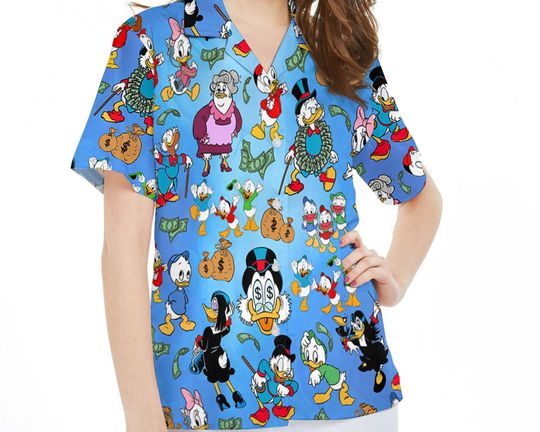 Retro Ducktales Hawaiian Shirt