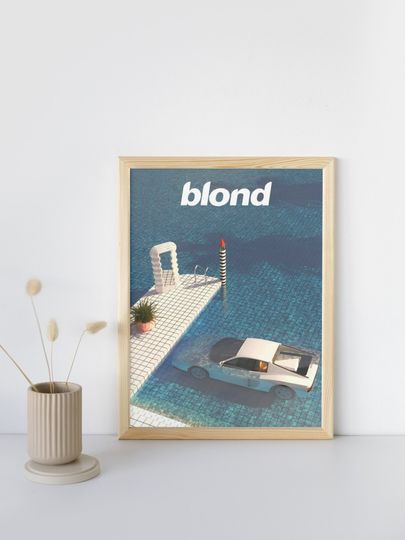 Frank Ocean Poster  Blond Poster Print