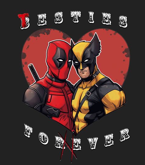 Deadpool and Wolverine, Besties Forever,    Super Soft    Plush Blanket