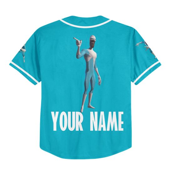 Personalized Disney The Incredibles Frozone Baseball Jersey