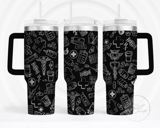40oz Pharmacist Tumbler with Lid and Straw, Pharmacy Tumbler, Pharm Cups, Pharmacy Graduation Gifts, Pharmacist