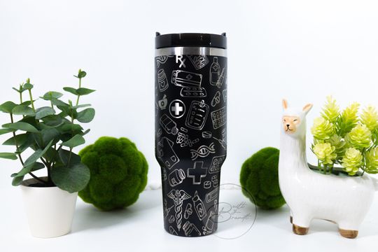 40oz Pharmacist Tumbler with Lid and Straw, Pharmacy Tumbler, Pharm Cups, Pharmacy Graduation Gifts, Pharmacist