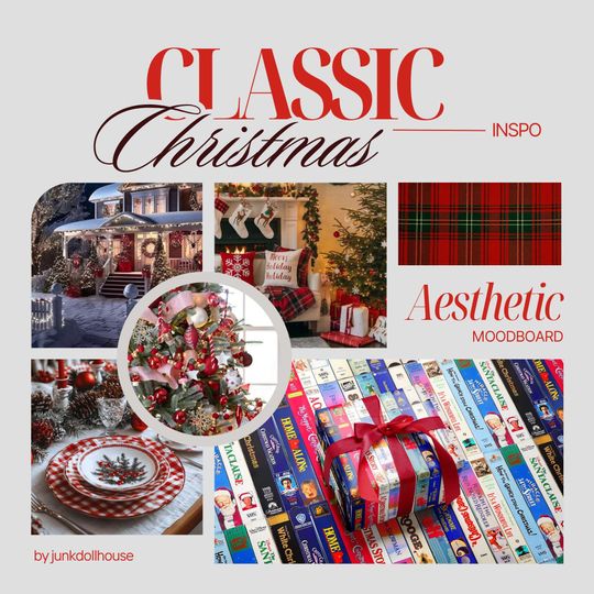 Retro Christmas Movie VHS Wrapping Paper: 90s Holiday Nostalgia