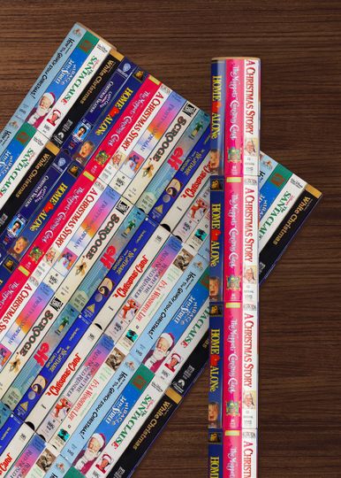Retro Christmas Movie VHS Wrapping Paper: 90s Holiday Nostalgia