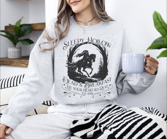Sleepy Hollow Sweatshirt, Headless Horseman, Dark Academia, Booktok Merch