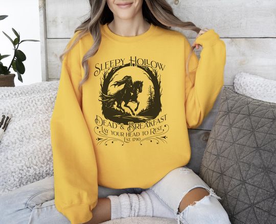 Sleepy Hollow Sweatshirt, Headless Horseman, Dark Academia, Booktok Merch